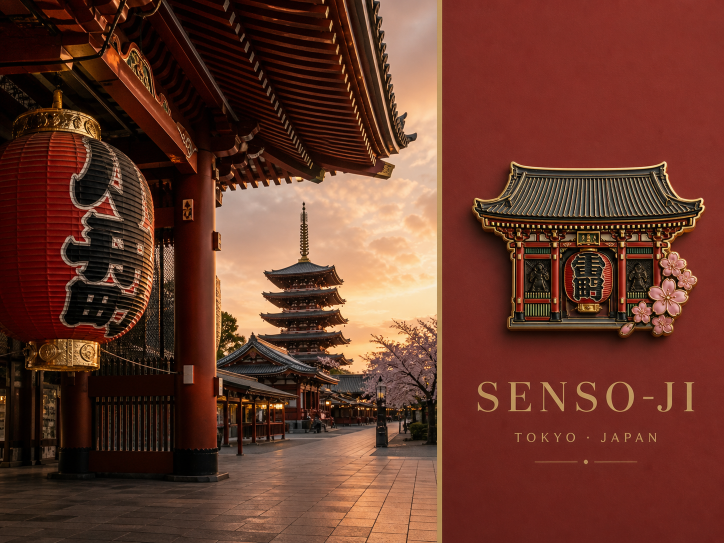 淺草寺深度語音導覽 collectible travel poster